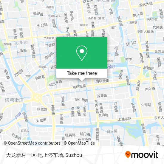 大龙新村一区-地上停车场 map