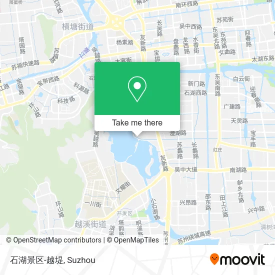 石湖景区-越堤 map