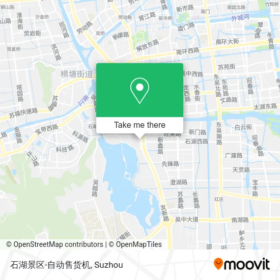 石湖景区-自动售货机 map