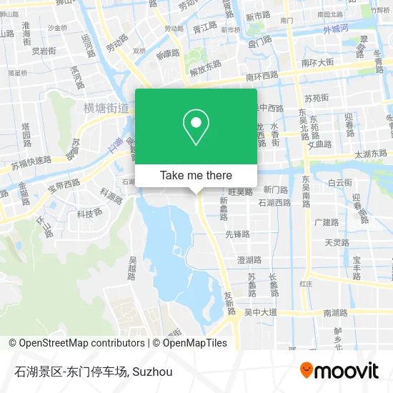 石湖景区-东门停车场 map