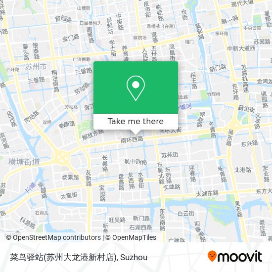 菜鸟驿站(苏州大龙港新村店) map