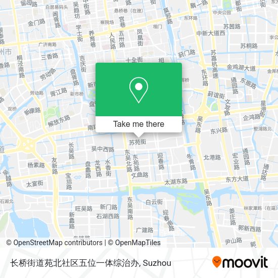 长桥街道苑北社区五位一体综治办 map