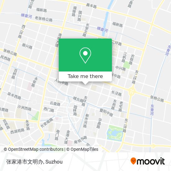 张家港市文明办 map