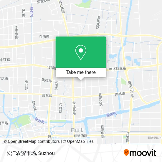 长江农贸市场 map