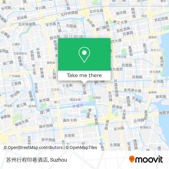 苏州行程印巷酒店 map