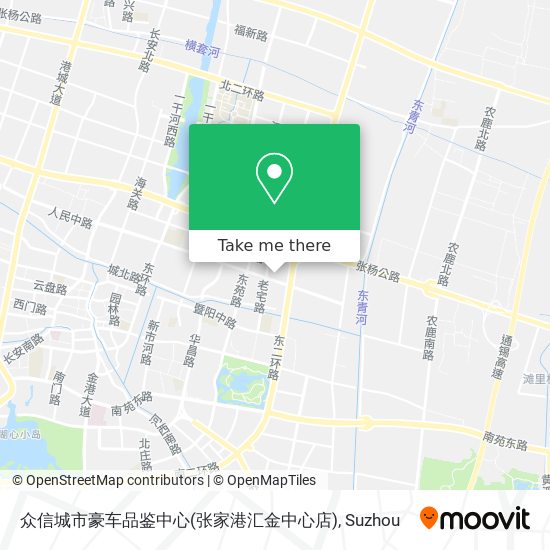 众信城市豪车品鉴中心(张家港汇金中心店) map