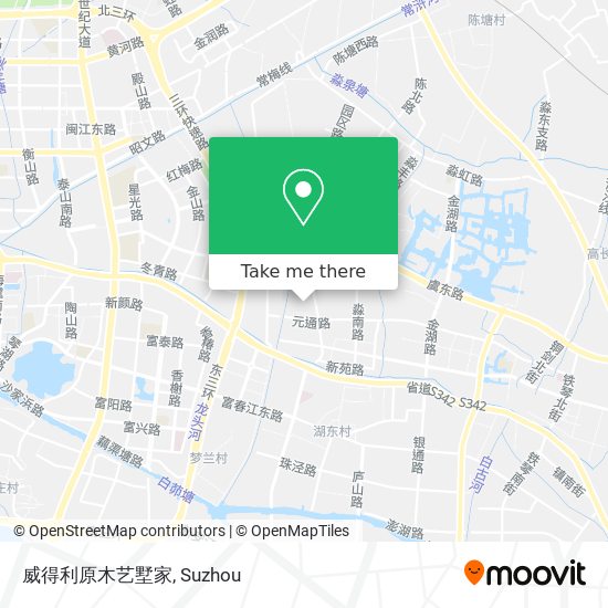 威得利原木艺墅家 map