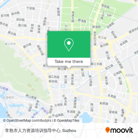 常熟市人力资源培训指导中心 map