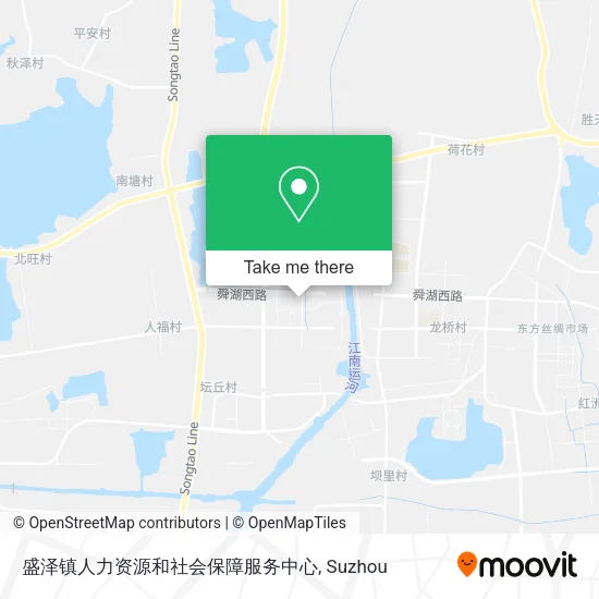 盛泽镇人力资源和社会保障服务中心 map