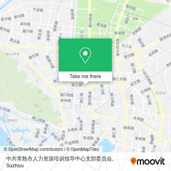中共常熟市人力资源培训指导中心支部委员会 map