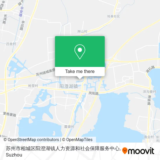 苏州市相城区阳澄湖镇人力资源和社会保障服务中心 map