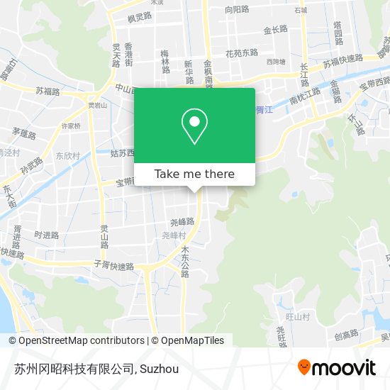 苏州冈昭科技有限公司 map