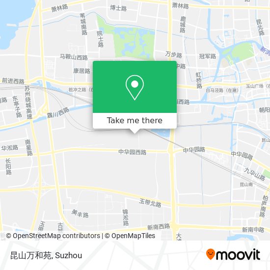 昆山万和苑 map