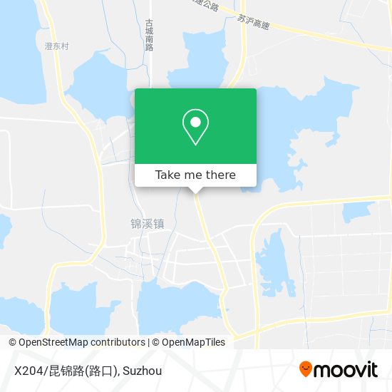 X204/昆锦路(路口) map