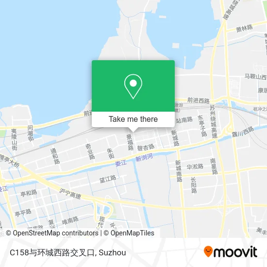 C158与环城西路交叉口 map