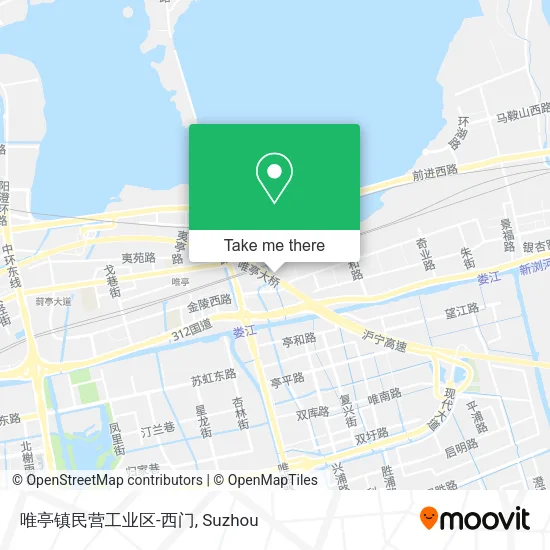 唯亭镇民营工业区-西门 map