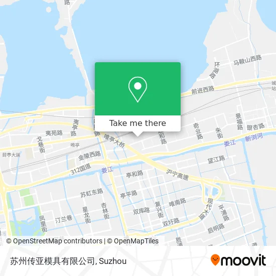 苏州传亚模具有限公司 map