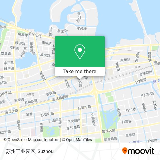 苏州工业园区 map