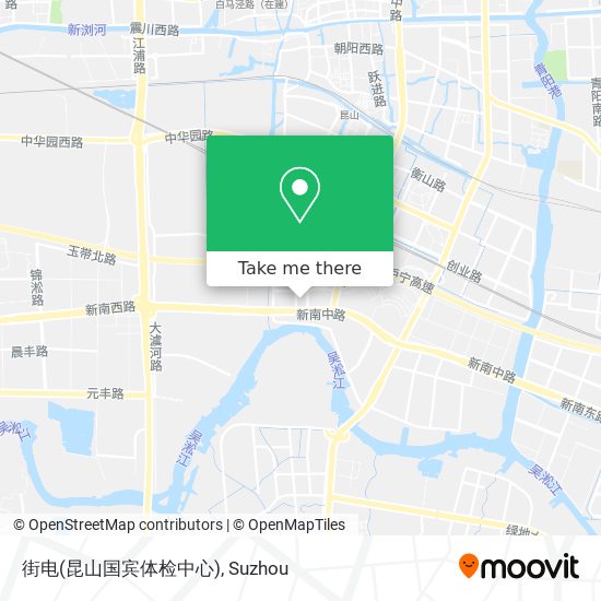 街电(昆山国宾体检中心) map