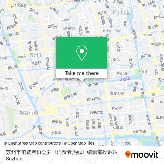 苏州市消费者协会驻《消费者热线》编辑部投诉站 map