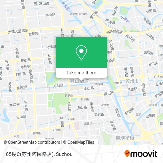 85度C(苏州塔园路店) map