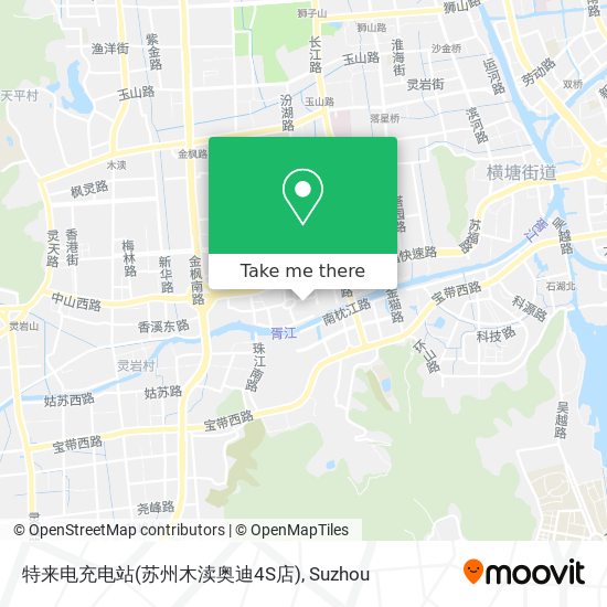 特来电充电站(苏州木渎奥迪4S店) map
