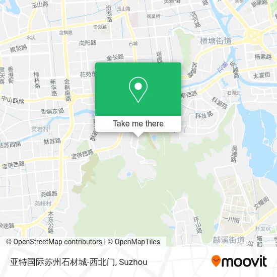 亚特国际苏州石材城-西北门 map