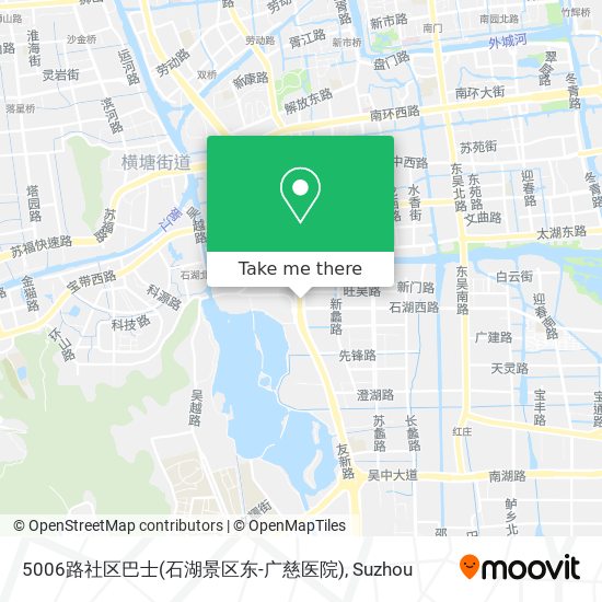 5006路社区巴士(石湖景区东-广慈医院) map