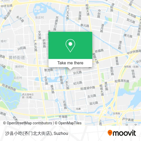沙县小吃(齐门北大街店) map