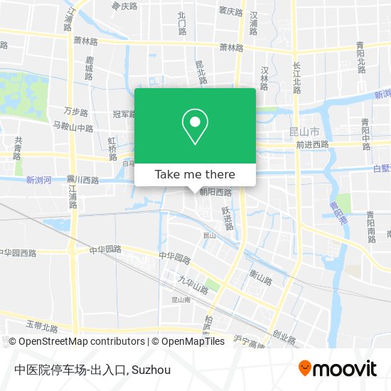中医院停车场-出入口 map