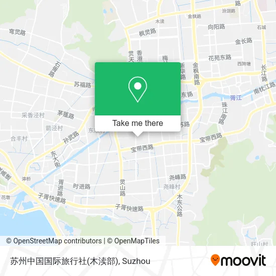 苏州中国国际旅行社(木渎部) map
