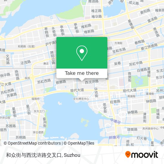 和众街与西沈浒路交叉口 map