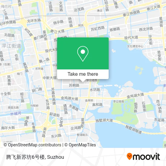 腾飞新苏坊6号楼 map