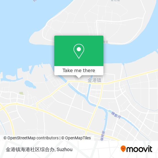 金港镇海港社区综合办 map