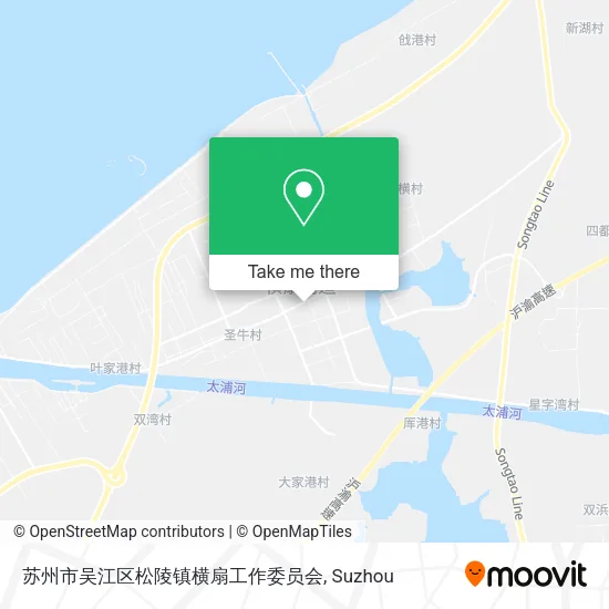 苏州市吴江区松陵镇横扇工作委员会 map