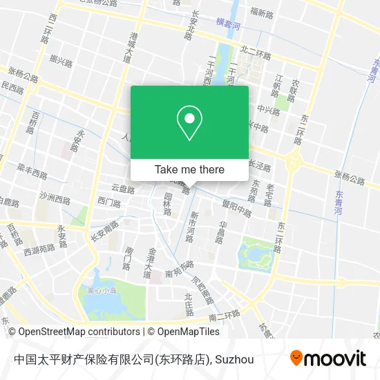 中国太平财产保险有限公司(东环路店) map
