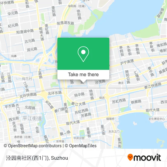 泾园南社区(西1门) map