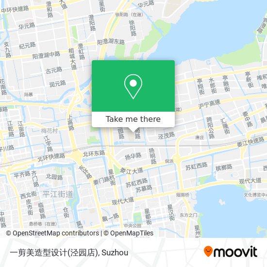 一剪美造型设计(泾园店) map