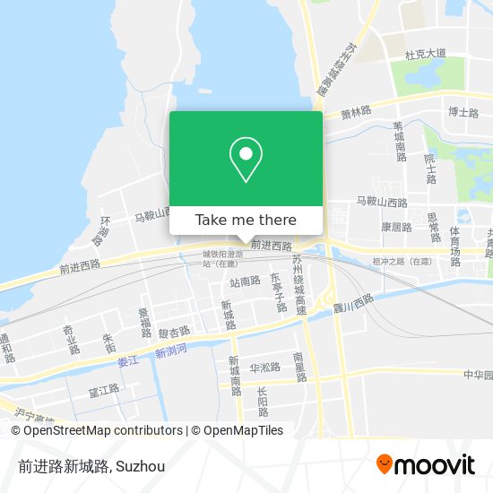 前进路新城路 map