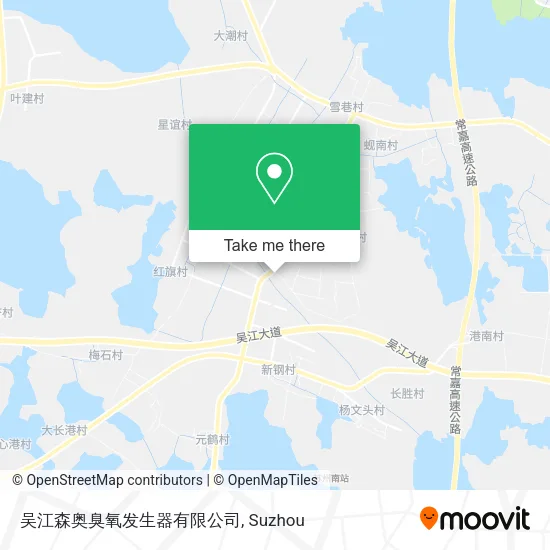 吴江森奥臭氧发生器有限公司 map