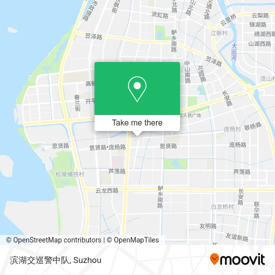 滨湖交巡警中队 map