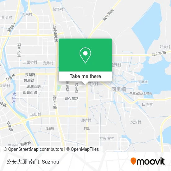 公安大厦-南门 map