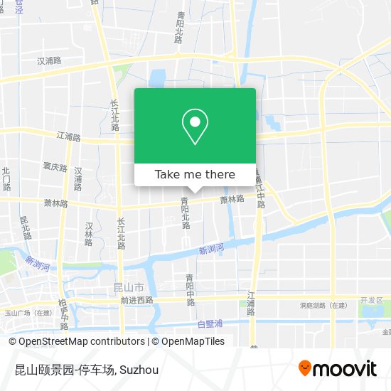昆山颐景园-停车场 map