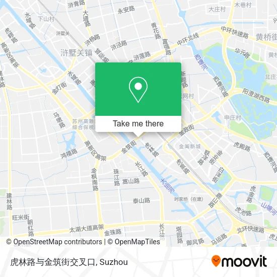 虎林路与金筑街交叉口 map