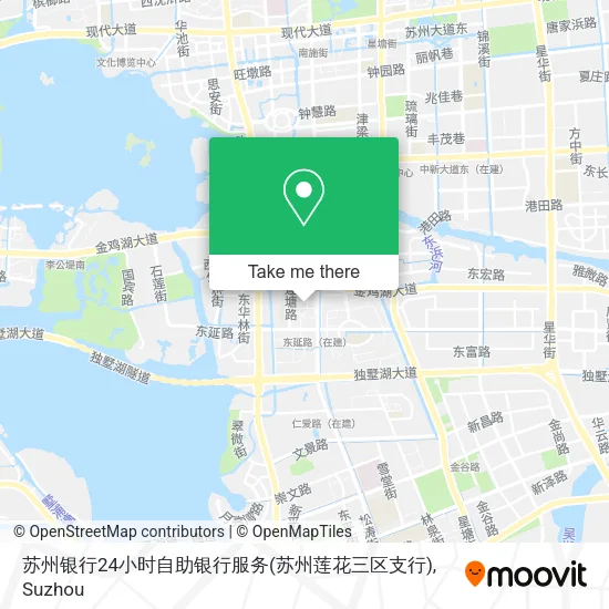苏州银行24小时自助银行服务(苏州莲花三区支行) map