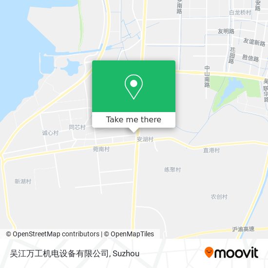 吴江万工机电设备有限公司 map