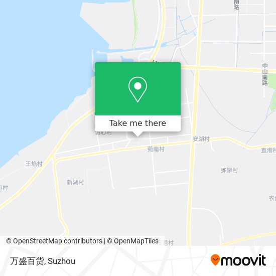万盛百货 map