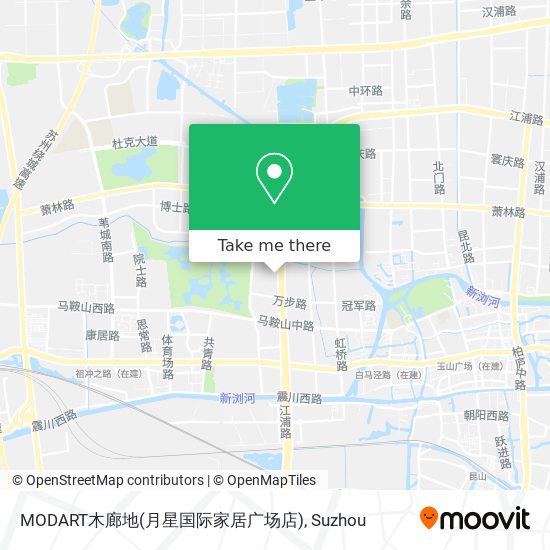 MODART木廊地(月星国际家居广场店) map