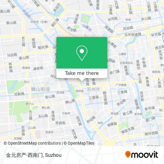 金元房产-西南门 map