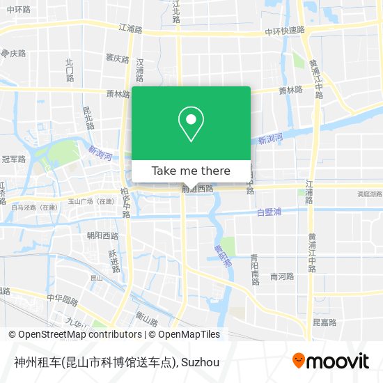 神州租车(昆山市科博馆送车点) map